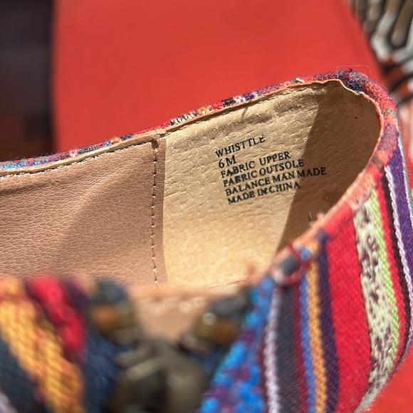 Multi colored Steve Madden wedges gently worn very clean inside size 6 - Picture 3 of 6